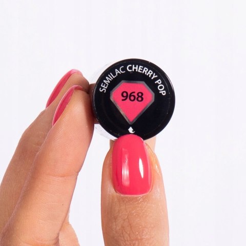 SEMILAC LAKIER HYBRYDOWY 968 CHERRY POP 7ml