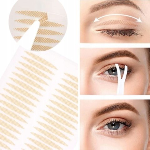 TASIEMKI NA OPADAJĄCE POWIEKI BEAUTIONA PLASTRY DO POWIEK OWALNE 120 SZT