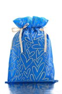 Worek niebieski w serca Pakado 20x30cm