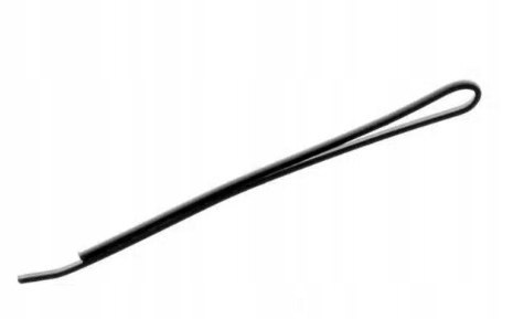 Wsuwka prosta bez kulki 40 cm czarna - 100 szt.