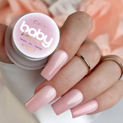 Żel 3w1 do Zdobień Baby Boomer Artistic Gel Ombre Paint B02 „Ballet"