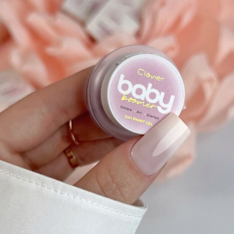 Żel 3w1 do Zdobień Baby Boomer Artistic Gel Ombre Paint „Peachelle" P03