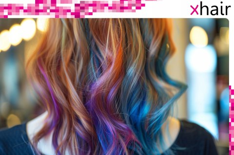 Xhair Zestaw do farbowania czarny 3 pędzelki plus miseczka XH110011