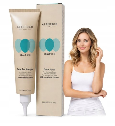 ALTEREGO DETOX SCRUB peeling do skóry głowy 150 ml.