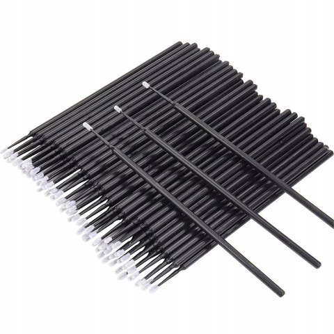 Aplikator do rzęs Maxim bezwłókienkowy czarny 1.2 mm 100 szt.