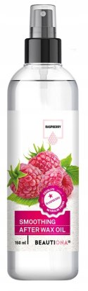 Beautiona oliwka po depilacji do ciała w sprayu malina bez parabenów 150ml