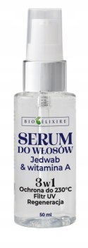 Bioelixire Serum do włosów z filtrem UV jedwab wit.A 50ml BIO2987