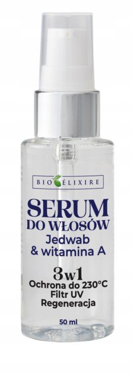 Bioelixire Serum do włosów z filtrem UV jedwab wit.A 50ml BIO2987