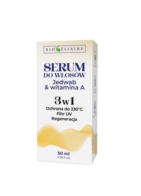 Bioelixire Serum do włosów z filtrem UV jedwab wit.A 50ml BIO2987