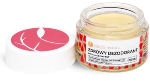 Dezodorant Opcja Natura Pinia&Grejpfrut w kremie naturalny zdrowy 50ml
