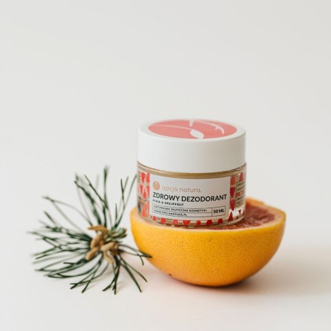 Dezodorant Opcja Natura Pinia&Grejpfrut w kremie naturalny zdrowy 50ml