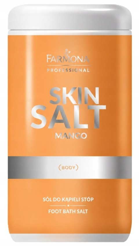 Farmona Professional SKIN SALT Odświeżająca sól do kąpieli stóp MANGO 1250g