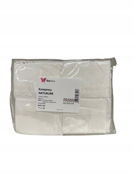 Kompresy naturalne 15cm x 20cm op. 100szt