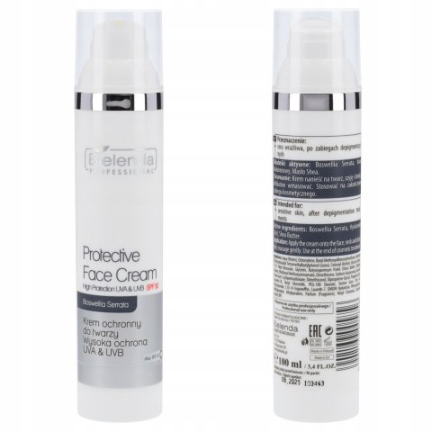 Krem do opalania ochronny Bielenda Professional Protective 50 SPF 100 ml