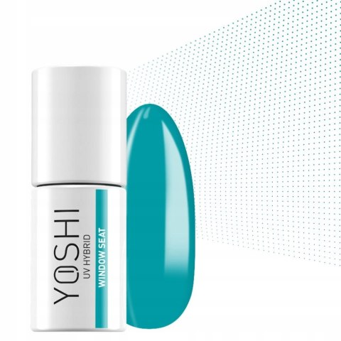 Lakier Hybrydowy neonowy turkusowy wakacyjny Yoshi 6ml 287 Window Seat