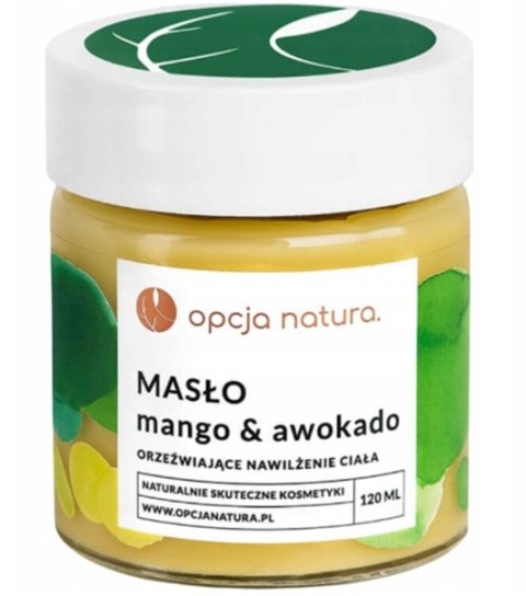 Masło do ciała Mango i Awokado Opcja Natura 120 ml