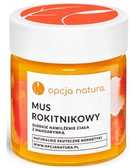 Mus do ciała Opcja Natura rokitnikowy zapach mandarynkowy 120 ml