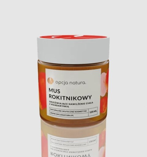 Mus do ciała Opcja Natura rokitnikowy zapach mandarynkowy 120 ml