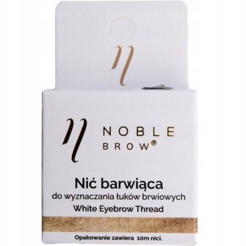 Nić Barwiąca do geometrii brwi biała Noble Lashes