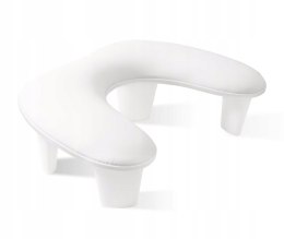 Podkładka podpórka do manicure BIAŁA skóra sztuczna Evershine 15 x 30 cm