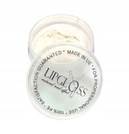 Pyłek ozdoba do paznokci LipGloss Hailey Biel efekt perłowej tafli 3g