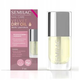 SEMILAC SUCHY OLEJEK PIELĘGNUJĄCY DO PAZNOKCI I SKÓREK VELVET DRY OIL 7ml