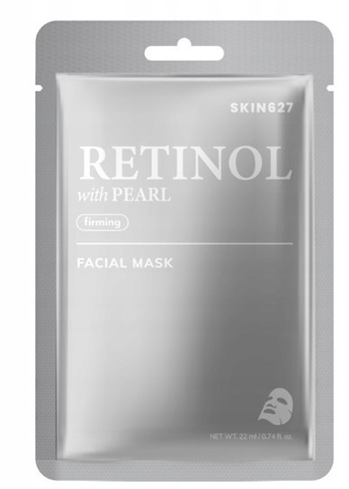 SKIN627 Facial Mask maeczka do twarzy w płacie Retinol & Pearl 22ml
