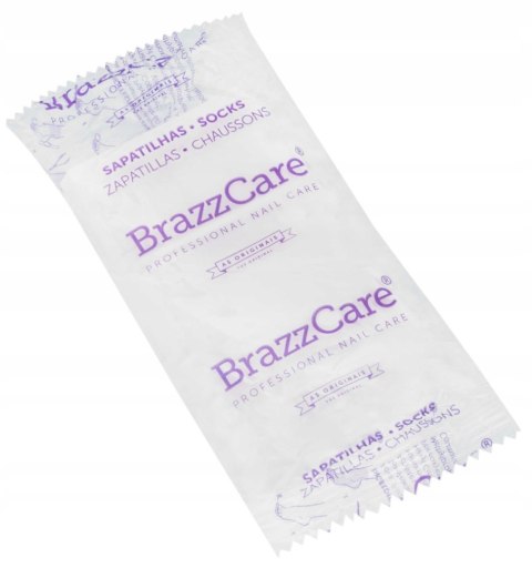 Skarpetki Złuszczające Brazylijski Zabieg na Stopy Pedicure BrazzCare 1PARA