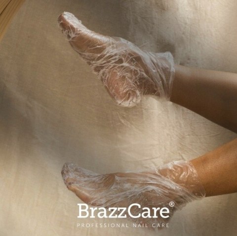 Skarpetki Złuszczające Brazylijski Zabieg na Stopy Pedicure BrazzCare 1PARA