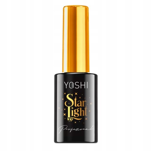 Top Hybrydowy do paznokci ze zdobieniami Yoshi 10ml Star Light