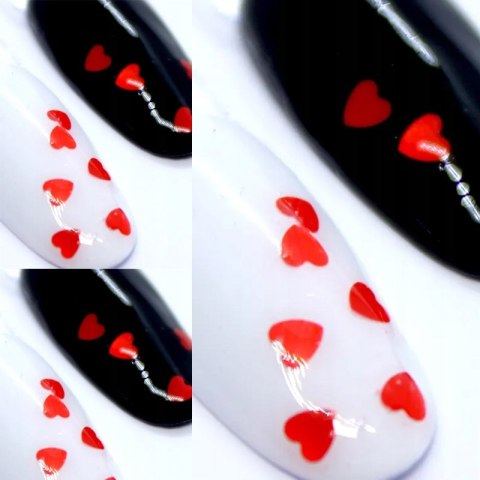Top Hybrydowy do paznokci ze zdobieniami Yoshi 10ml Star Light