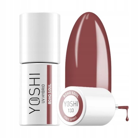 Yoshi Lakier Hybrydowy 133 Boho Soul 6ml Free Spirit