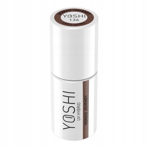 Yoshi Lakier Hybrydowy 136 Nomad Journey 6ml Free Spirit