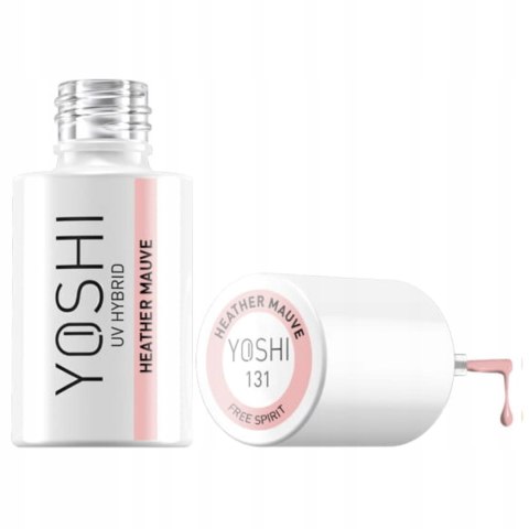 Yoshi Lakier Hybrydowy do paznokci UV Hybrid 131 Heather Mauve 6ml