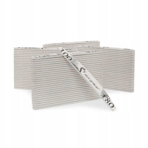Aba Group Pilnik do paznokci PÓŁKSIĘŻYC 100/180 STANDARD FLAMING ŁÓDKA 1SZT