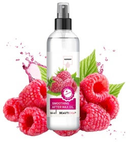 Beautiona oliwka po depilacji do ciała w sprayu malina bez parabenów 150ml