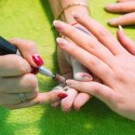 Kapturki ścierne na frezy walec Nail World #80 100 szt.