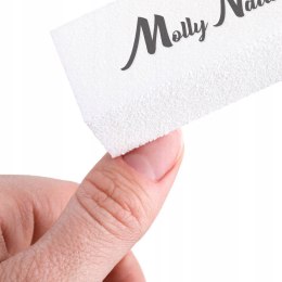Kostka Blok Polerski Do Paznokci Bloczek Biały Polerka MOLLYNAILS 100/100