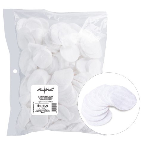 Płatki kosmetyczne MOLLY NAILS jednorazowe okrągłe 5,5 cm 1000 szt. 500G