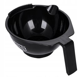 Ponik's miseczka do mieszania farb z grzebykiem czarna 450 ml BM030