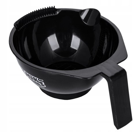 Ponik's miseczka do mieszania farb z grzebykiem czarna 450 ml BM030