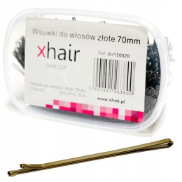 Proste Wsuwki do włosów xhair Szpiki Długie złote do upinania do koka 500 G