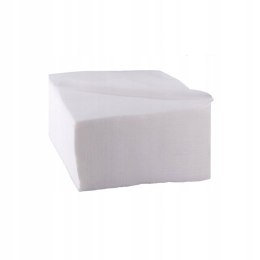 RĘCZNIK FRYZJERSKI W PŁATACH WŁÓKNINA BIAŁA SOFT GŁADKA 40X70 CM, 100 SZTUK
