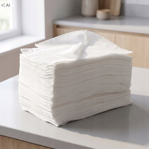 Ręczniki z włókniny perforowanej biały Eko-Higiena Soft 70 x 50 cm 100sztuk