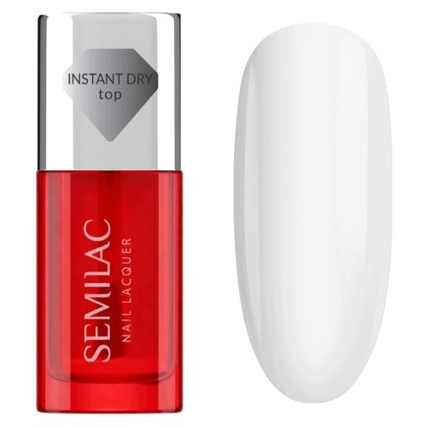 SEMILAC TOP DO LAKIERÓW KLASYCZNYCH NAIL LACQUER INSTANT DRY 9ml
