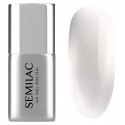 SEMILAC TOP HYBRYDOWY CAT EYE DO PAZNOKCI NO WIPE T35 SILVER GLOSS 7ml
