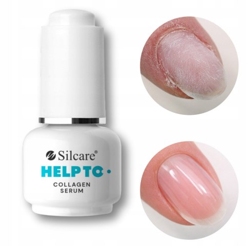 SERUM KOLAGENOWE do paznokci zniszczonych 15ml odbudowa SILCARE HELP TO