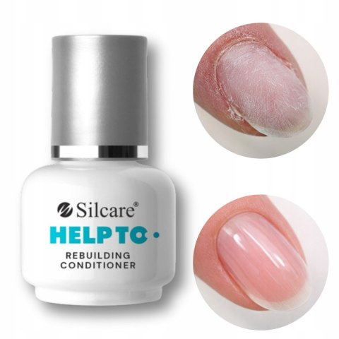 SILCARE HELP TO ODŻYWKA DO PAZNOKCI po hybrydzie SKÓREK 15ml WITAMINOWA