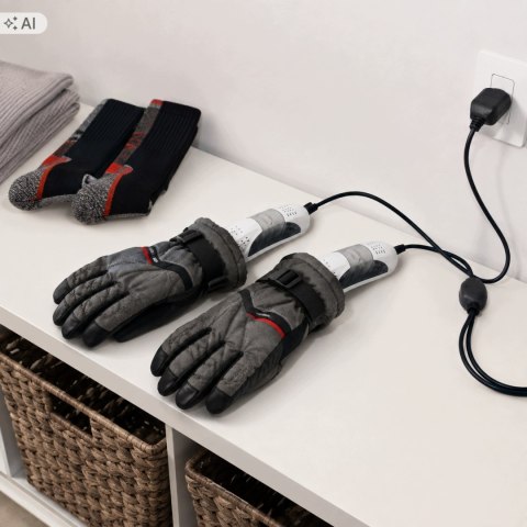 Suszarka Do Butów Rękawic I Skarpet Elektryczna 20 W 18x6x3 cm Kontai
