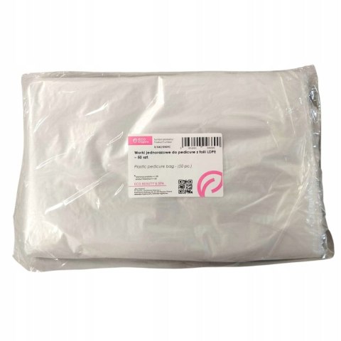 Worek foliowy do pedicure Eko-Higiena jednorazowy LDPE 50 szt. 50x50 cm